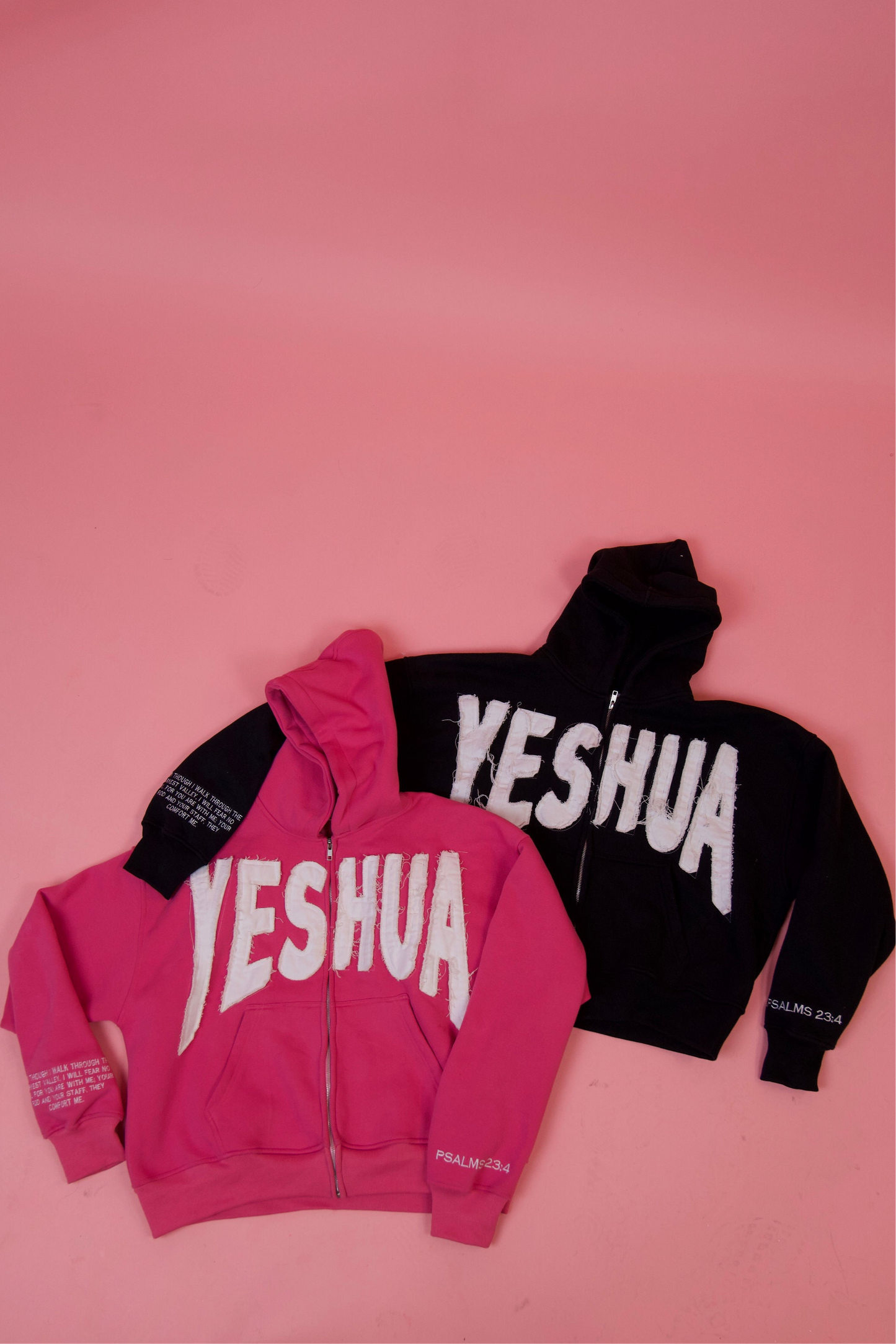 “YESHUA ZIP-UP PINK”