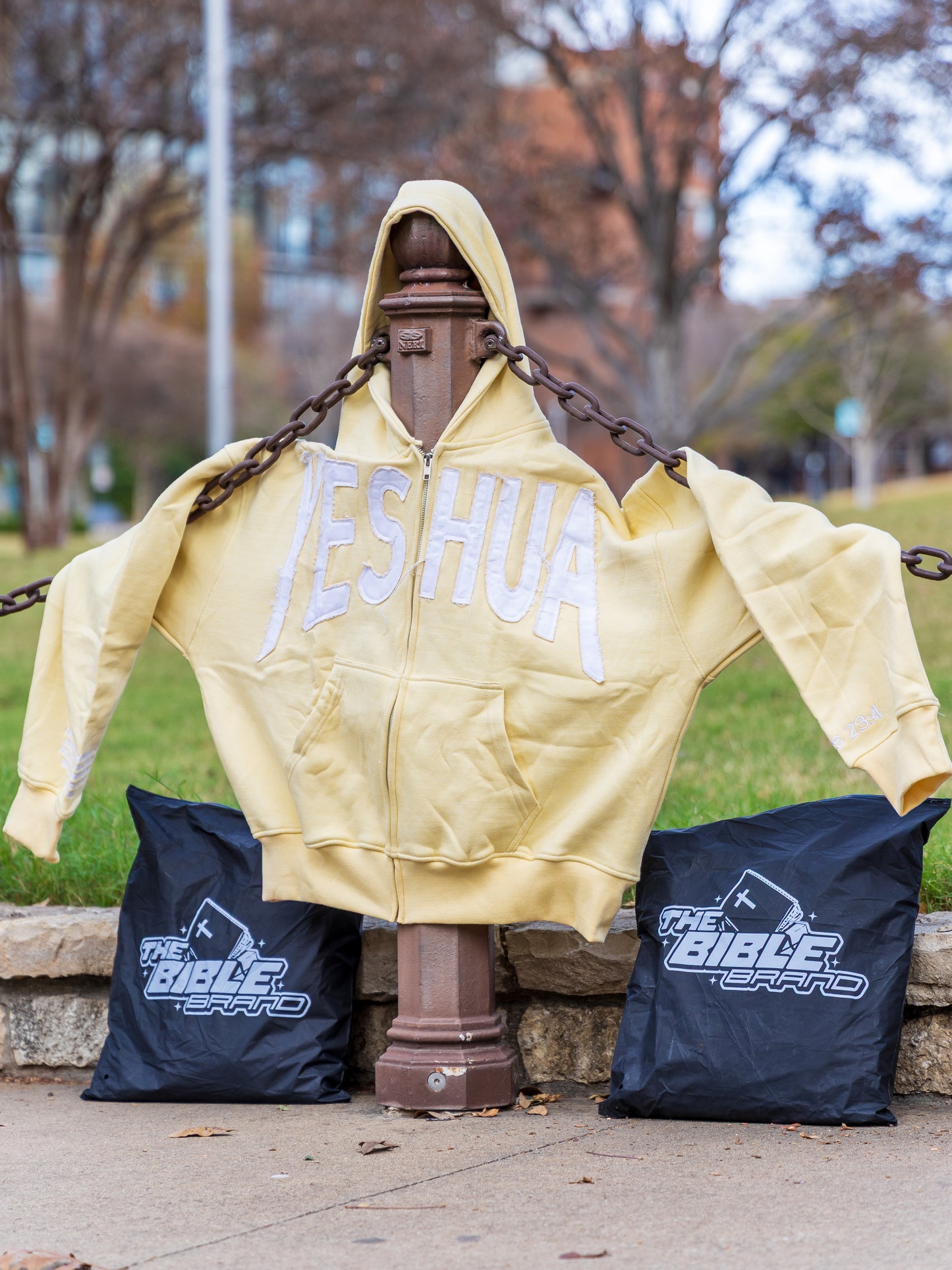 “YESHUA ZIP-UP YELLOW”